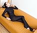 Womens Open Crotch Jumpsuits Perspective Sexy Zipper Long Sleeves Corset Catsuit Teddy Cosplay (Black)