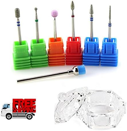 Cuticle Clean Nail Drill Bit Set Electric Rotatory Nail File Bit Manicure Pedicure Tools