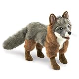 Folkmanis Gray Fox Hand Puppet