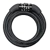 Master Lock Fietskabelslot [Combinatie] [1,2 m Oprolkabel] [Buiten] 8143EURDPRO – voor (Elektrische) fietsen…