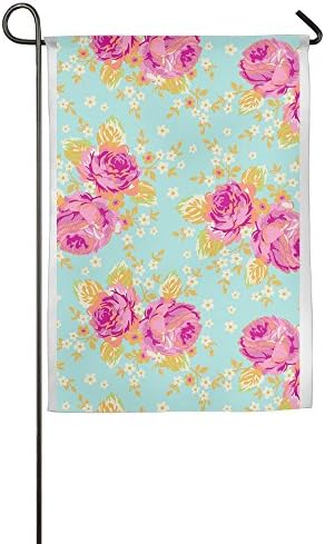 GUOTLIY Fashion Custom Garden Flag The Flowers Garden Flag 12"x18"/18"x27" Outdoor Decor