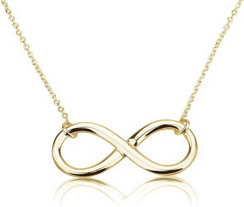 Infinity Pendant 18k Gold Plated Infinity Necklace