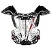 EVS Sports VEXBK-M VEX Chest Protector (Clear/Black, Medium) - VEX-CLR-M