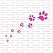 Trail of Paw Prints Stencil - Paw Stencil, Dog Stencil, Cat Paw Stencil, Dog Paw Stencil, Paw Print