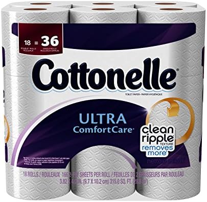 Cottonelle Toilet Paper Ultra Comfort Care Double Rolls - 18 CT