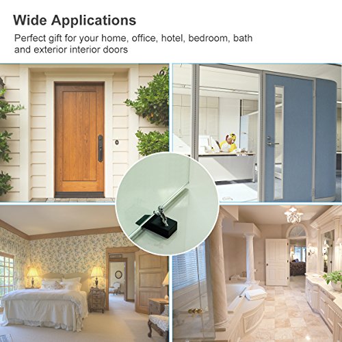 Door Stopper Zinc Alloy Kongfu Little Man with Non-Slip Rubber Base Safe Anti-Collision Door Stop for Bedroom Bath Exterior Interior Doors