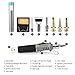 Butane Soldering Iron Torch, ONEVER Multipurpose Solder Station Kit with Adjustable Temperature 6pcs Soldering Iron Tips Gas Not Included (1)