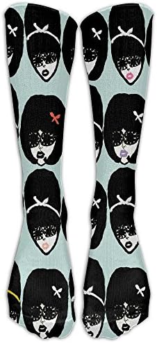 April Beautiful Lady Designer Funny Socks Leg Warmer Training Socks