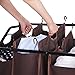SONGMICS 3-Bag Rolling Laundry Sorter Cart Heavy-Duty Sorting Hamper with Removable Bags & Brake Casters Brown URLS70Z