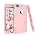 iPhone 8 Plus Case, AOKER [New] [Drop Protection] [Anti-scratch] Three Layer Heavy Duty High Impact Resistant Shockproof Full-Body Protective Case for iPhone 8 Plus (5.5