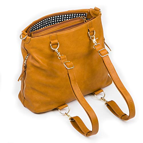 Bella Tunno Boss Bag Back Pack, Cognac