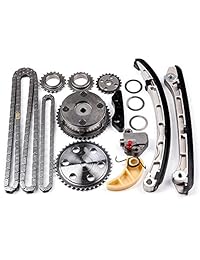OCPTY Kit de cadena de sincronización tensor guía de carriles de coche para Mazda 3 6 CX-7 2.3L Turbo 2007-2013 LF17-12-428