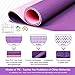 Dralegend Yoga Mat Exercise Fitness Mat – High Density Non-Slip Workout Ma for Yoga, Pilates & Exercises, Anti – Tear, Sweat – Proof, Classic 1/4 Inchthumb 3