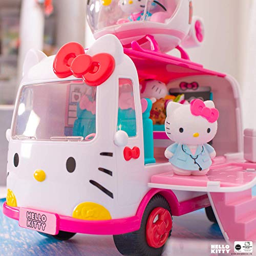 Dickie Toys 7/253246001 Hello Kitty Rettungsset mit Helikopter und Mobile Notaufnahme, inkl. 6 Hello Kitty Figuren, mehr als 15 Zubehörteile, Ambulanzset, Spielset, ab 3 Jahren – Bild 6