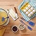 Wilton Easy-Flex Cake, Set of 6-Silicone Spatulas, 6-piece, Blue