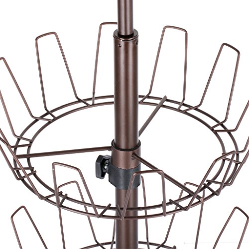 Floureon 3Tier Revolving Shoe Organizer Rack Shoe Tree