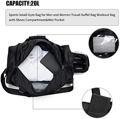 Sports Gym Bag, Travel Duffel bag with Wet Pocket & Shoes Compartment for men women 3 Sports Gym Bag, Travel Duffel bag with Wet Pocket & Shoes Compartment for men women