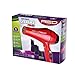 Kiss Products Red Ceramic 2500 Watt Turbo Dryer Plus 3 Styling Attachments, 2.7 Pound