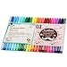 Plinrise HM-001 Sketch Drawing Pen,Fineliner Pen,Fine Point Marker Pen,0.4MM，Pack of 24 Assorted Colors (24)