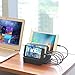 IMLEZON 5 Ports Charging Station for Apple Products and Android Devices Black USB Charging Station with 5 Short Cables