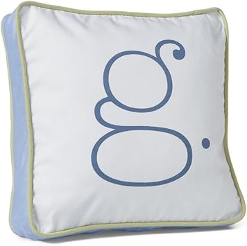 Amazon Com Sprout Indigo Letter Pillow By Serena Lily Kitchen