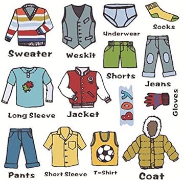 Gwill Boy Decals Dresser Clothing Decals Labels Dresser Labels