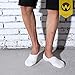 WANDER No Show Socks Mens 7 Pair Cotton Thin Non Slip Low Cut Men Invisible Sock 6-8/9-11/12-14