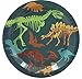 Juvale Dinosaur Birthday Party Supplies, Fossil Plates (9 in., 80 Pack)