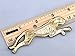 Alilang Golden Tone Shiny Black Panther Puma Cougar Collar Brooch Pin
