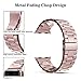 ImmSss Band Compatible for Apple Watch Series 4 40mm 44mm / Series 3 2 1 38mm 42mm for Women Men, Stainless Steel Metal Replacement Band