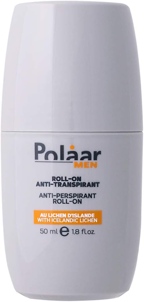 Polaar - Men - Anti-Perspirant Deodorant Roll-On with Icelandic Lichen - 50 ml - Freshness and long-lasting effectiveness - Without Traces - All skin types, even sensitive - Natural Active Ingredient
