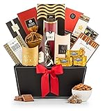 GiftTree Sincerest Greetings Gourmet Food Gift Basket | Premium Chocolate, Cookies, Mixed Nuts & More | Perfect Holiday, Christmas, Anniversary, Birthday and Thank You Gift