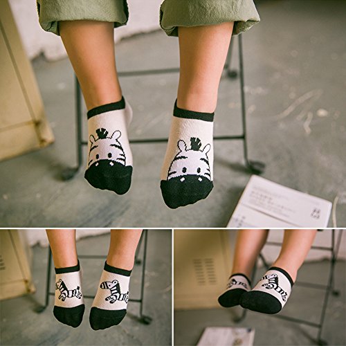 VWU 5 Pairs Baby No Show Socks Toddler Low Cut Cotton Socks 1-3 years, toddler socks cotton toddler girls socks baby socks animal toddler socks animal baby socks 12-24 months toddler socks 2t