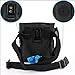 GOGOGOFUN Dog Training Pouch - with Roomy Pockets Dispenser, Easy to Carry All Things Your Dog Need with Adjustable Strap - Send Out with A Training Clicker (Black Only)