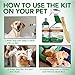 Vet's Best Flea and Tick Treatment Combo Kit | Flea Treatment for Dogs | Flea Killer with Certified Natural Oils