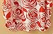 OURS Women's Short Sleeve Casual Floral Printed Dress Loose Top Blouses