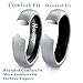 Heraculs 8MM Tungsten Carbide Ring for Man Black Carbon Fiber Inlay Polish Edges Wedding Engagement Band Ring Size 7-15