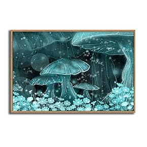 Framed Canvas Wall Art for Living Room, Bedroom Dreamland Theme Canvas Prints for Modern Home Decoration Ready to Hang - 16"x24" inches
