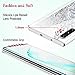 Caka Case Compatible for Galaxy Note 10 Plus Glitter Case for Girls Women Liquid Bling Flowing Sparkle Shining Phone Case for Samsung Galaxy Note 10+ Plus 5G (6.8 inch) (Silver)