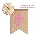 Baptism Decorations for Girls with 6pcs Paper Honeycombs, Baptism Banner Confirmation Communion Decorations