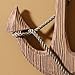 Adeco Wooden Boat Anchor with Crossbar, Steering Wheel, Décor Home Wall Decor, Light Brown (OS0002)