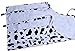 Cute Women Girls Cooking Kitchen Apron with Pockets Black White Cow print Bib Apron Gift, White