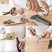 Herb Scissors 7 Kitchen Gadgets/ Home kitchen tools in 1, Seafood Scissors/kitchen shears that stay sharp, Heavy-Duty Culinary Quality household scissors/KITCHEN TOOLS Offering bottle-opener fish-scaler & nut-cracker functions with convenient magnetic Safety holder by Easi-Pro. Buy your easy-to-clean ultimate household scissors now