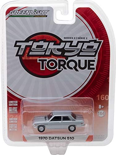 29900-B| 1:64 TOYKO TORQUE 2 1970 Datsun 510 Silver 1/64 scale diecast model