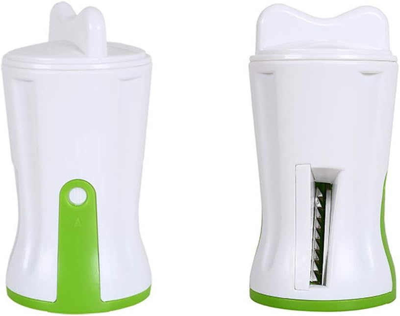 Mini Multi-Function Handheld Vegetable Spiralizer Slicer Cutter, Magic Spiral Funnel Wire Cutter Slicer Rotary for Fruit,Cheese,Vegetable