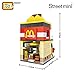 LOZ Mini Block Street Mini Series Fast Food Burger Place - 1607