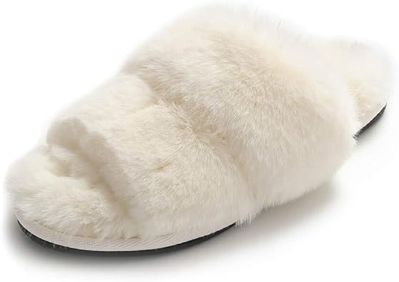 fur outdoor slippers
