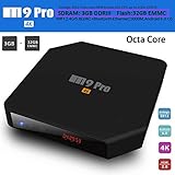 SSA [3GB+32GB] Octa Core KD 17.0 Android 6.0 M9 PRO Amlogic S912 WIFI 5.8Ghz AC 4K FHD UHD BT HDMI 3D H.265 Smart TV OTT Box Streaming Media Player