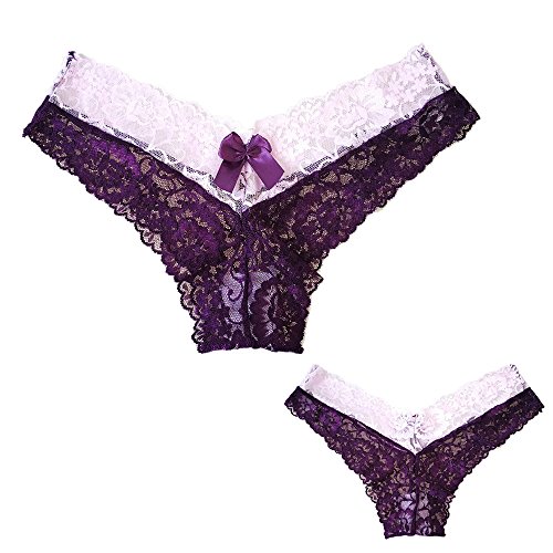 Bezioner-Donna-Slip-Cotone-Intima-Mutandine-con-Pizzo
