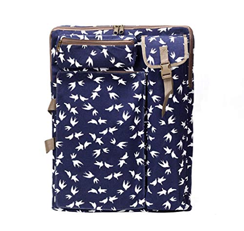 Art Portfolio Case Tote Bag Carry Backpack - 4K Canvas Artist Travel Storage Bag for Drawing, Sketching, Painting, Art Supplies, Artwork, Sketch Board, Sketch Pad, Drawing Board, Easel, Palette